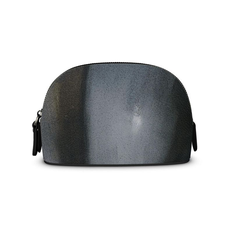 Premium Nappa Makeup Bag made from luxurious Nappa leather with unique designs, featuring a secure zip closure and soft suede lining.