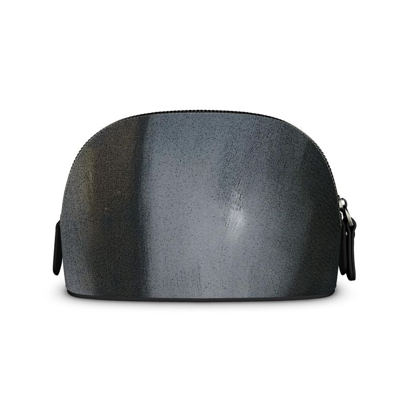 Premium Nappa Makeup Bag made from luxurious Nappa leather with unique designs, featuring a secure zip closure and soft suede lining.