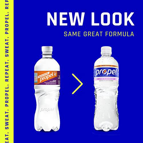 A pack of Propel Kiwi Strawberry flavored water bottles, showcasing the refreshing drink with vibrant kiwi and strawberry graphics.