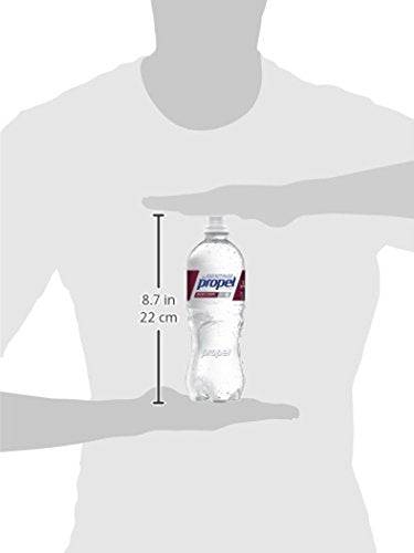 A pack of Propel Kiwi Strawberry flavored water bottles, showcasing the refreshing drink with vibrant kiwi and strawberry graphics.