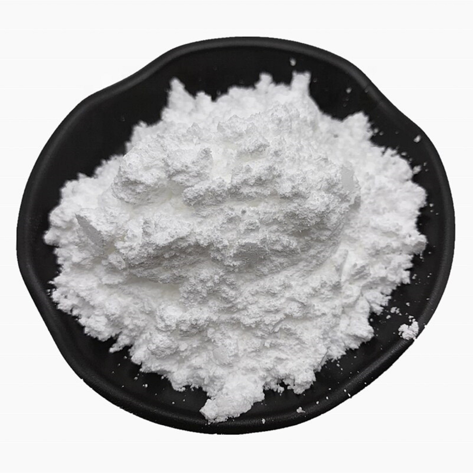 Pure Giga White Powder in a clear container, showcasing its fine white texture, ideal for D.I.Y skincare formulations.