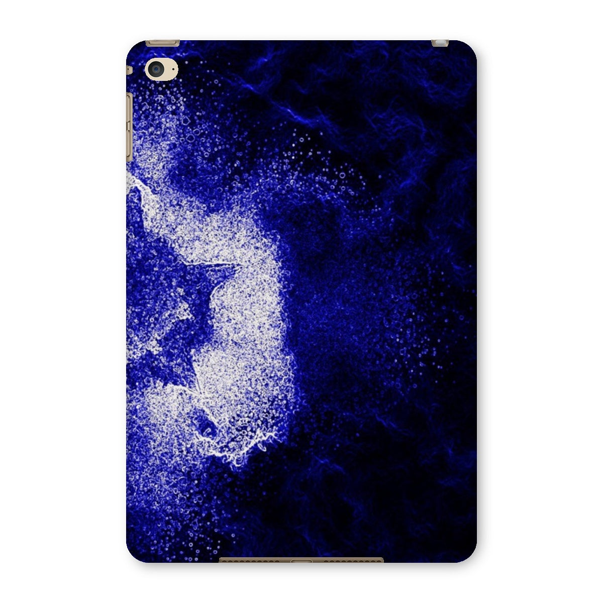 Purple tablet case for iPad, made from durable polycarbonate, snug fit design.