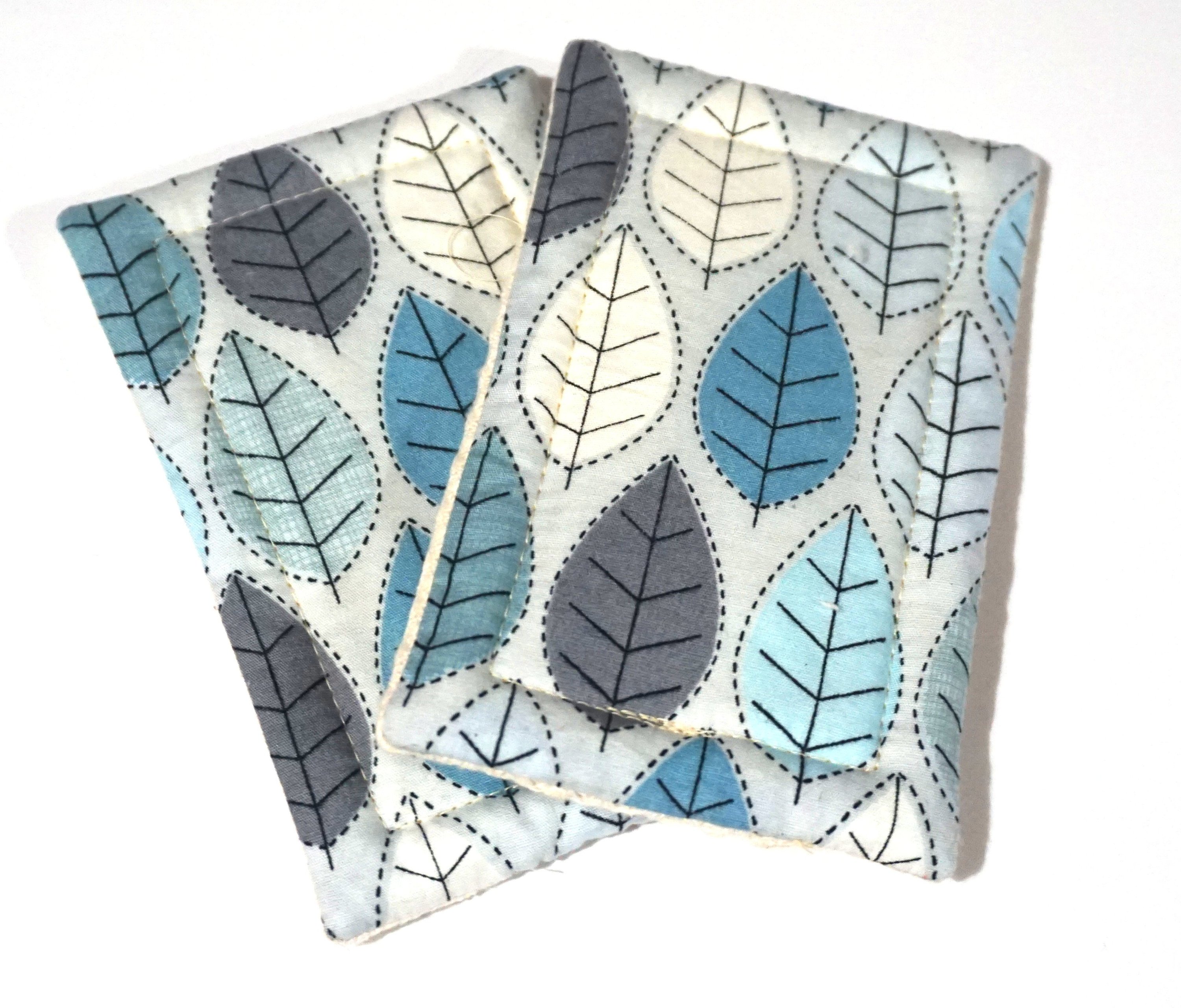 Rowen Stillwater Twin Pack of Cotton Unsponge, eco-friendly and handmade, showcasing two sponges in a natural cotton fabric.