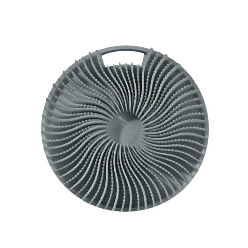 Silicone Shower Scrub with soft bristles, designed for gentle exfoliation and mold resistance.