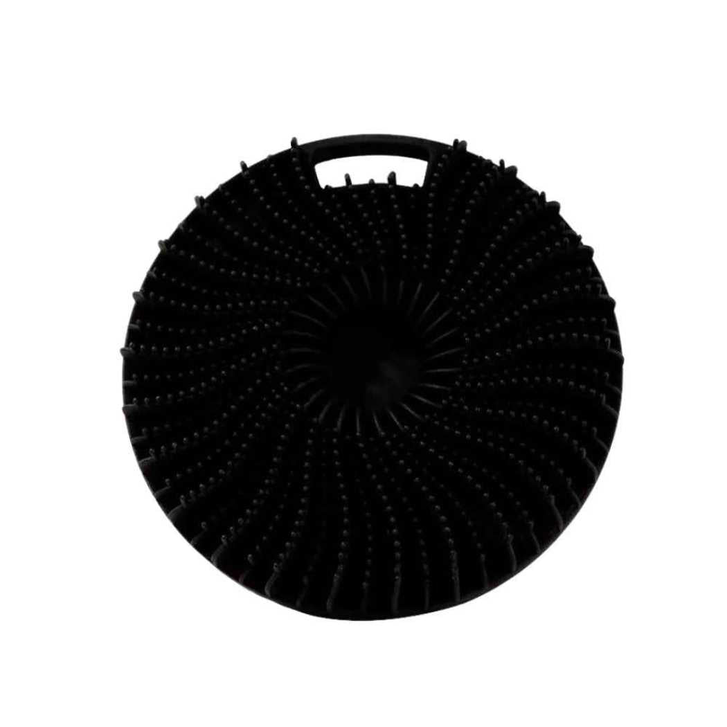 Silicone Shower Scrub with soft bristles, designed for gentle exfoliation and mold resistance.