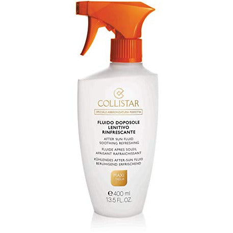 Collistar Speciale Abbronzatura Perfetta After Sun Fluid bottle with a soothing and refreshing formula for post-sun care.