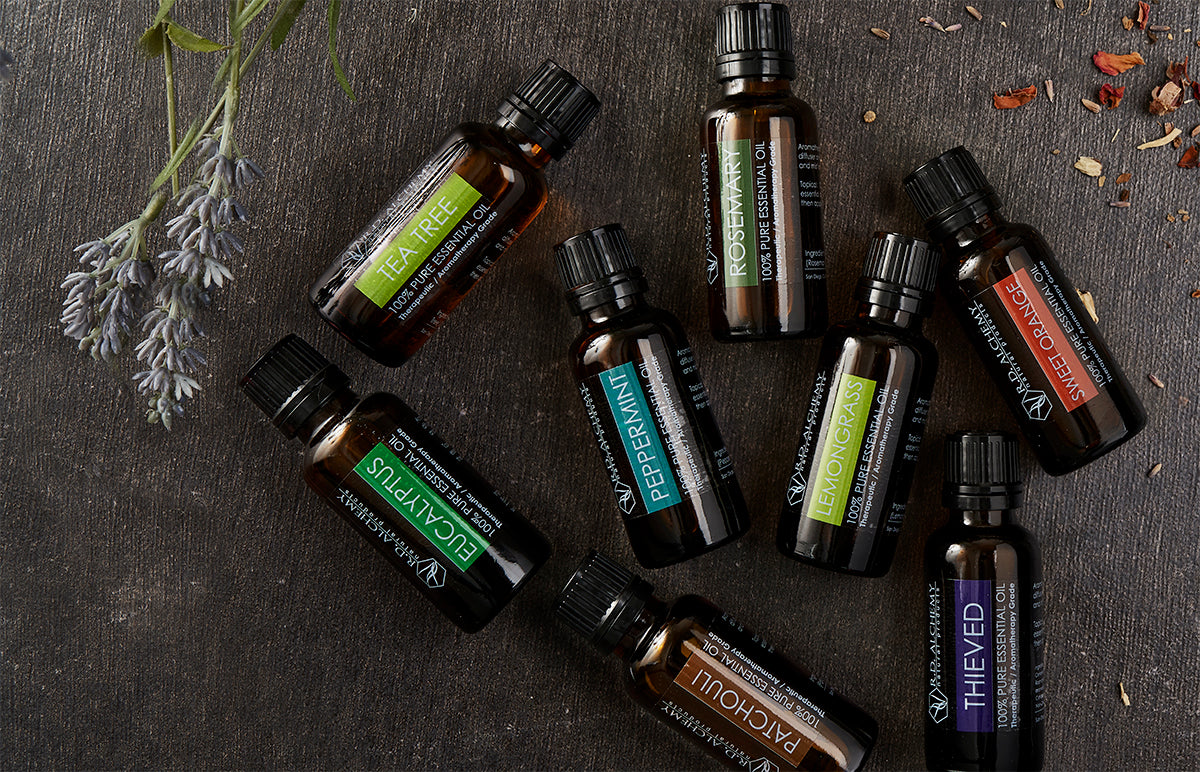 A bottle of 100% pure tea tree essential oil, showcasing its natural and therapeutic qualities.