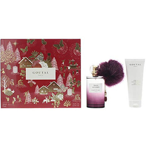 Annick Goutal Tenue De Soirée Gift Set featuring 100ml EDP and 75ml Creme Universelle elegantly packaged.
