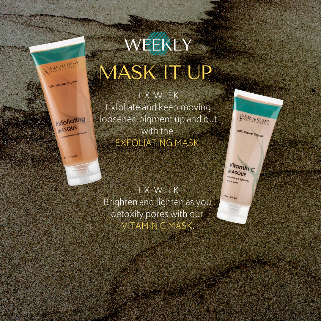 A bottle of Vitamin C Cleanser for normal to combination skin, designed to reduce sun spots and age spots.