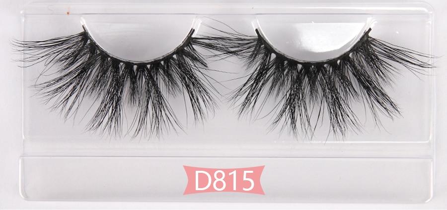 A collection of 50 pairs of dramatic 3D mink eyelashes in criss-cross style, showcasing their luxurious texture and volume.