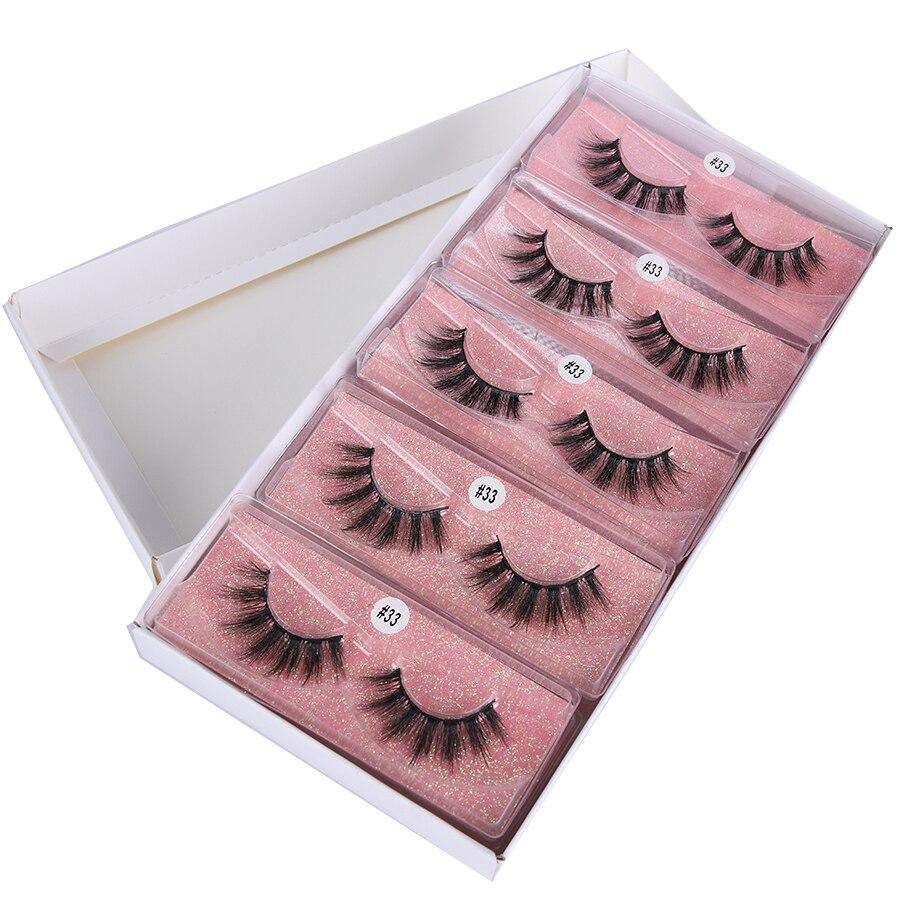 Wholesale 3D Mink Eyelashes in various lengths, showcasing natural look and soft texture, perfect for makeup application.