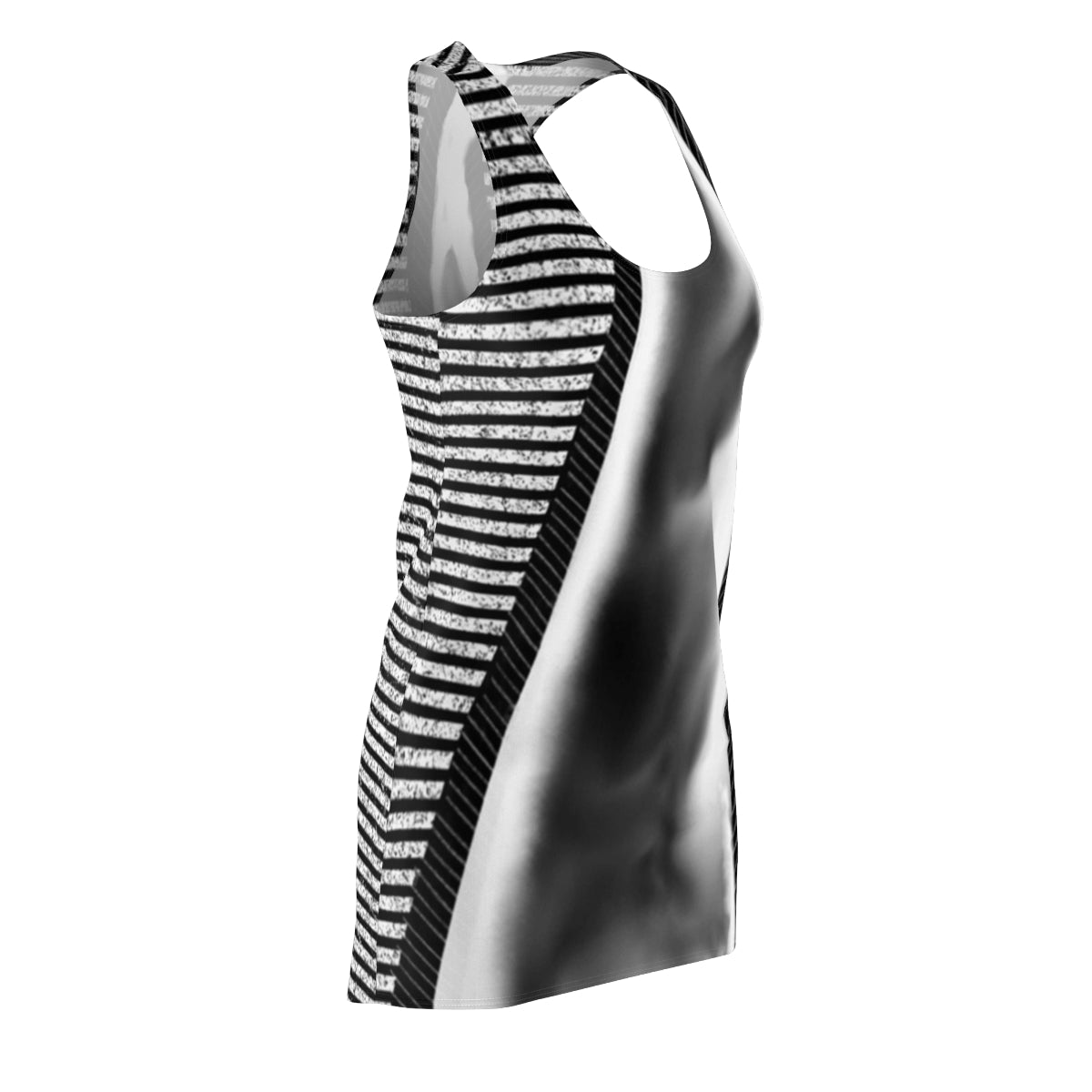 A stylish Women's Cut & Sew Racerback Dress in a vibrant color, showcasing its sporty fit and feminine design.