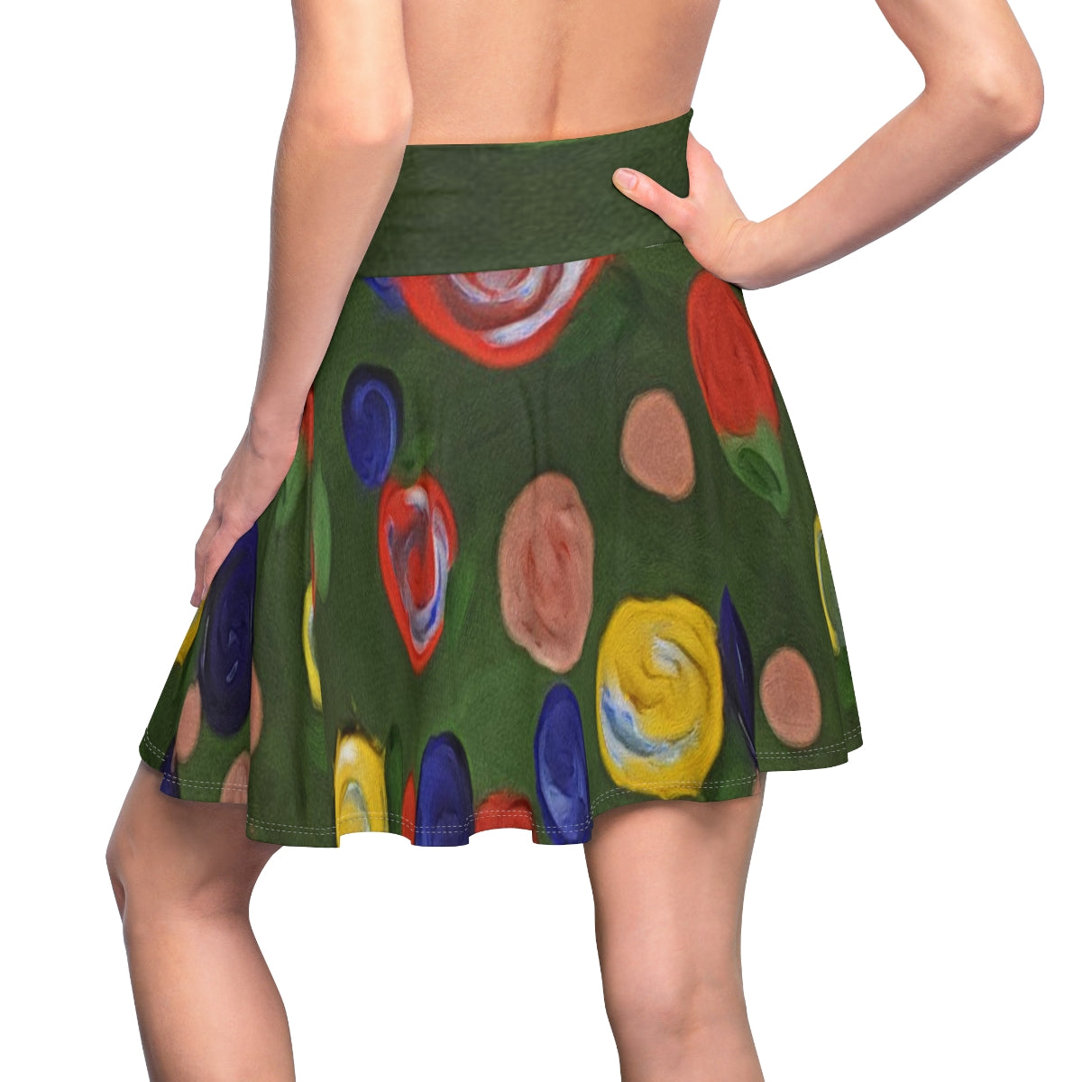 A stylish Women's Skater Skirt featuring a soft touch fabric, versatile fit, and casual design, perfect for everyday wear.