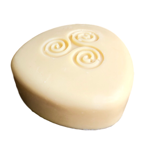 A 6oz bar of handcrafted lemon soap with a vibrant yellow color, showcasing its artisan quality and natural ingredients.