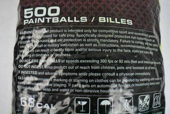 A pack of ZAP Extreme Sportz Paintballs featuring a blue/light blue shell and light blue fill, ideal for paintball enthusiasts.