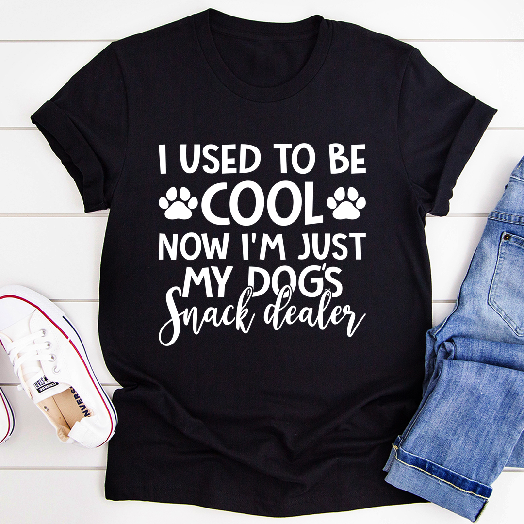 Main I Used To Be Cool Now Im Just My Dogs Snack Dealer Tee image