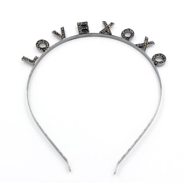 Main LOVE XOXO METAL HEADBAND image