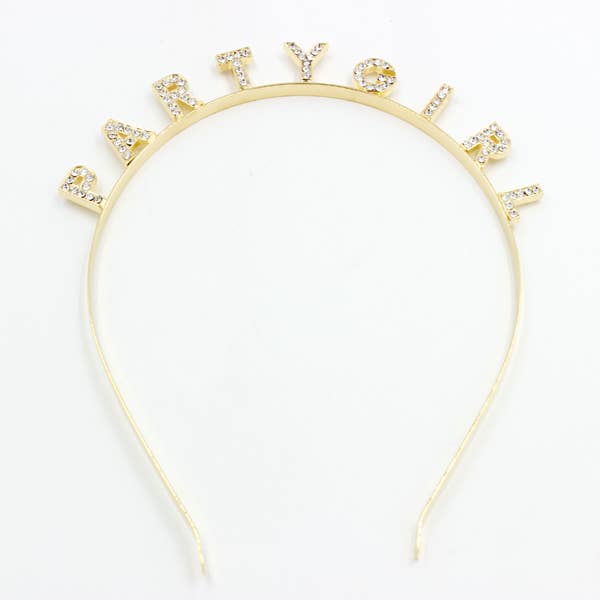Main PARTY GIRL RHINESTONE HEAD BAND image