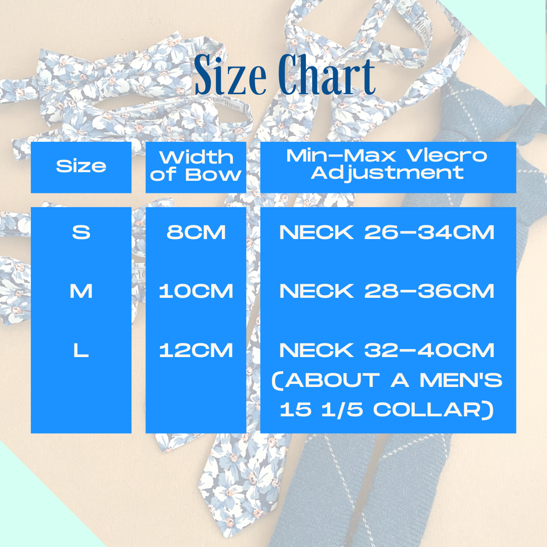 Handmade denim blue corduroy bow tie for boys, featuring a pre-tied design and velcro fastening.