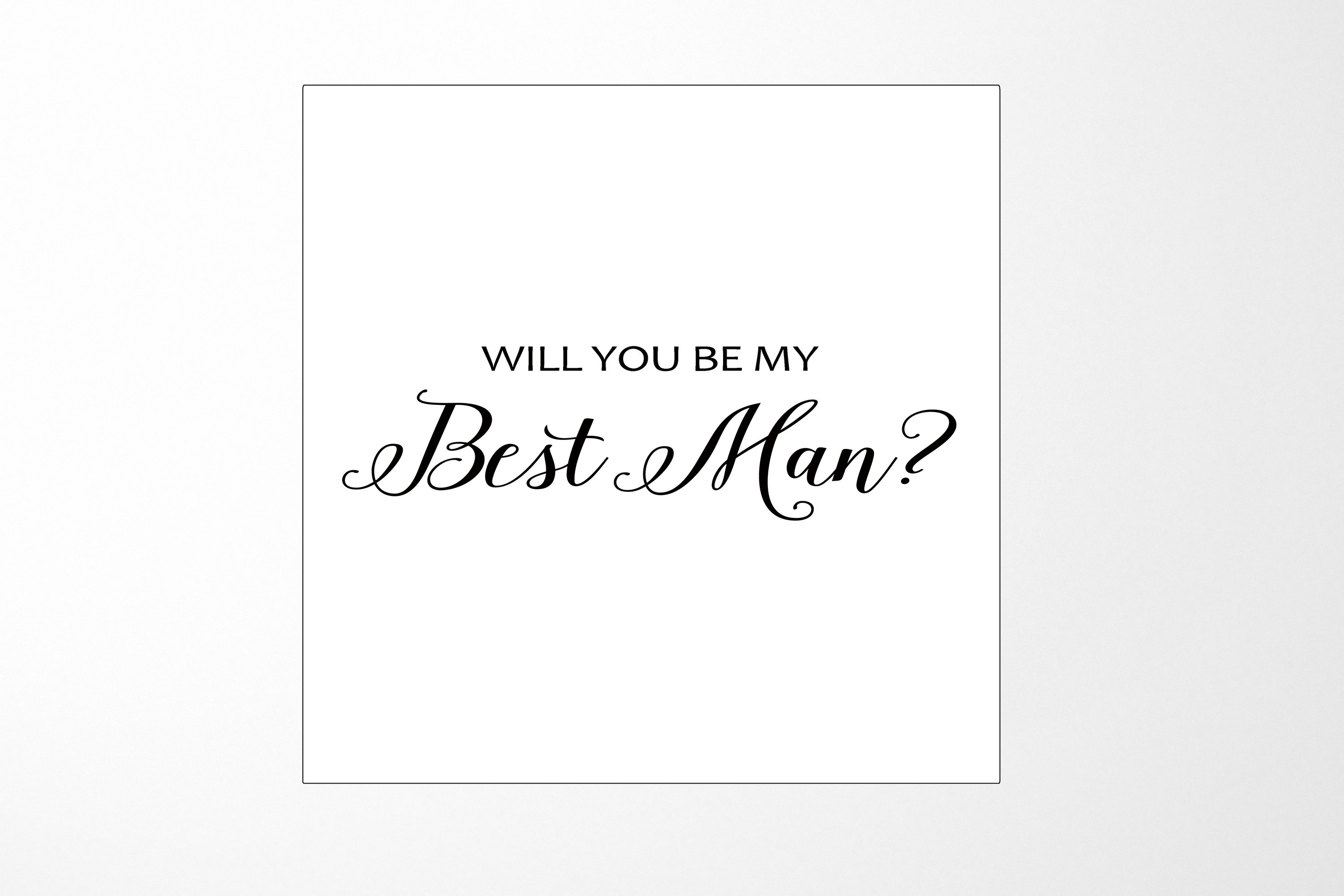 Elegant white proposal box with metallic writing on the lid, showcasing a sleek design without borders or ribbons.