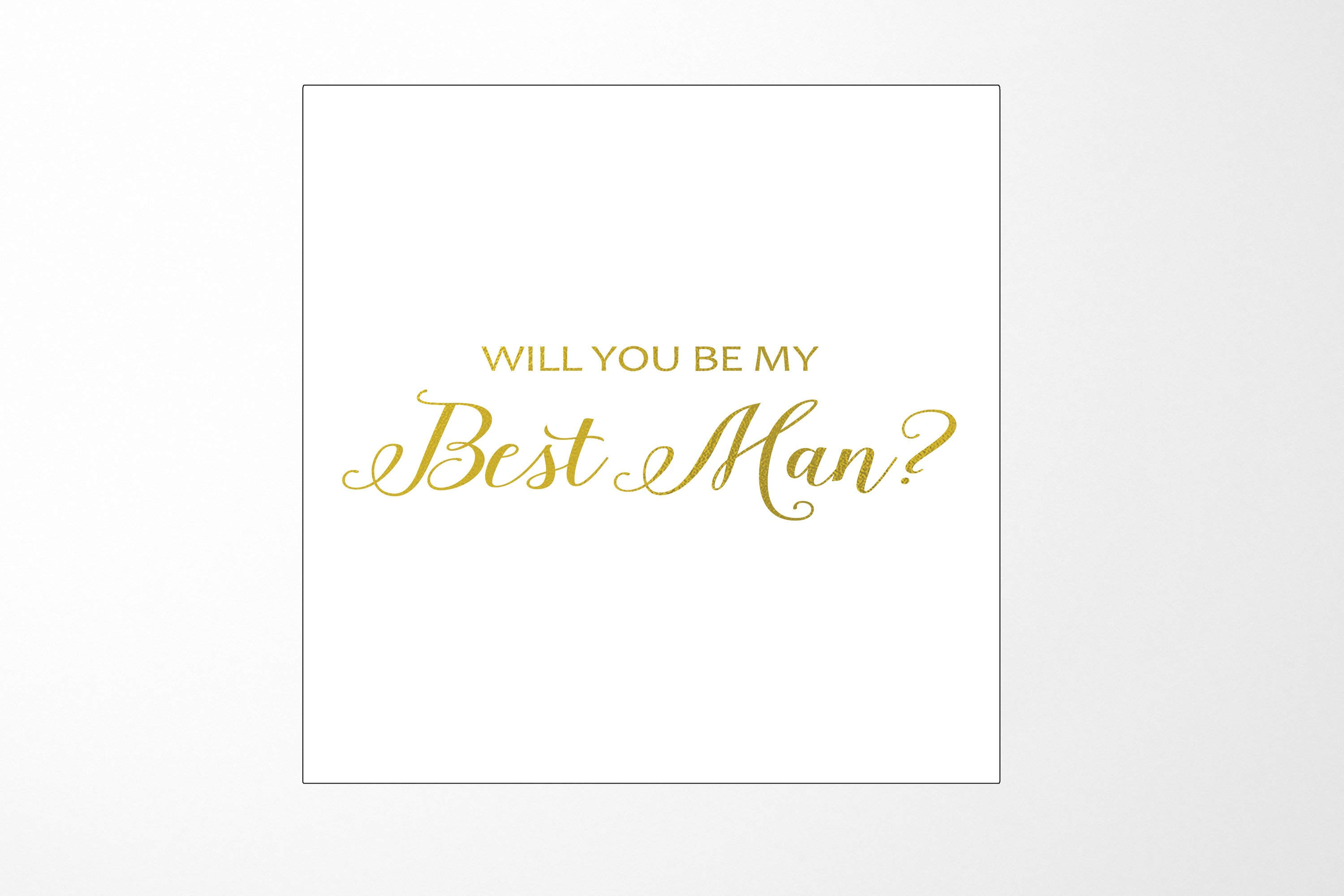 Elegant white proposal box with metallic writing on the lid, showcasing a sleek design without borders or ribbons.