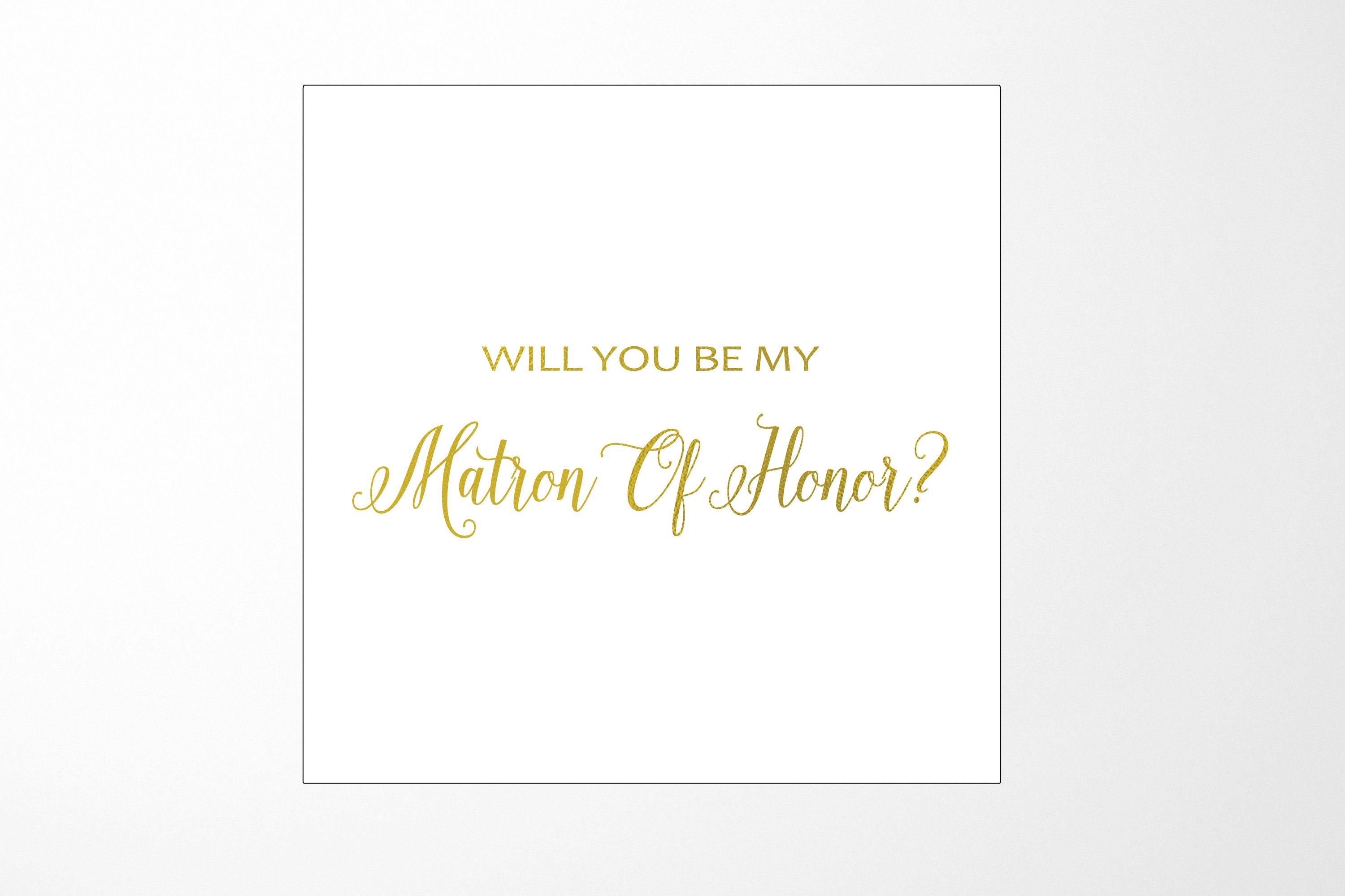 Elegant white proposal box with metallic writing, available in three sizes for gifting.