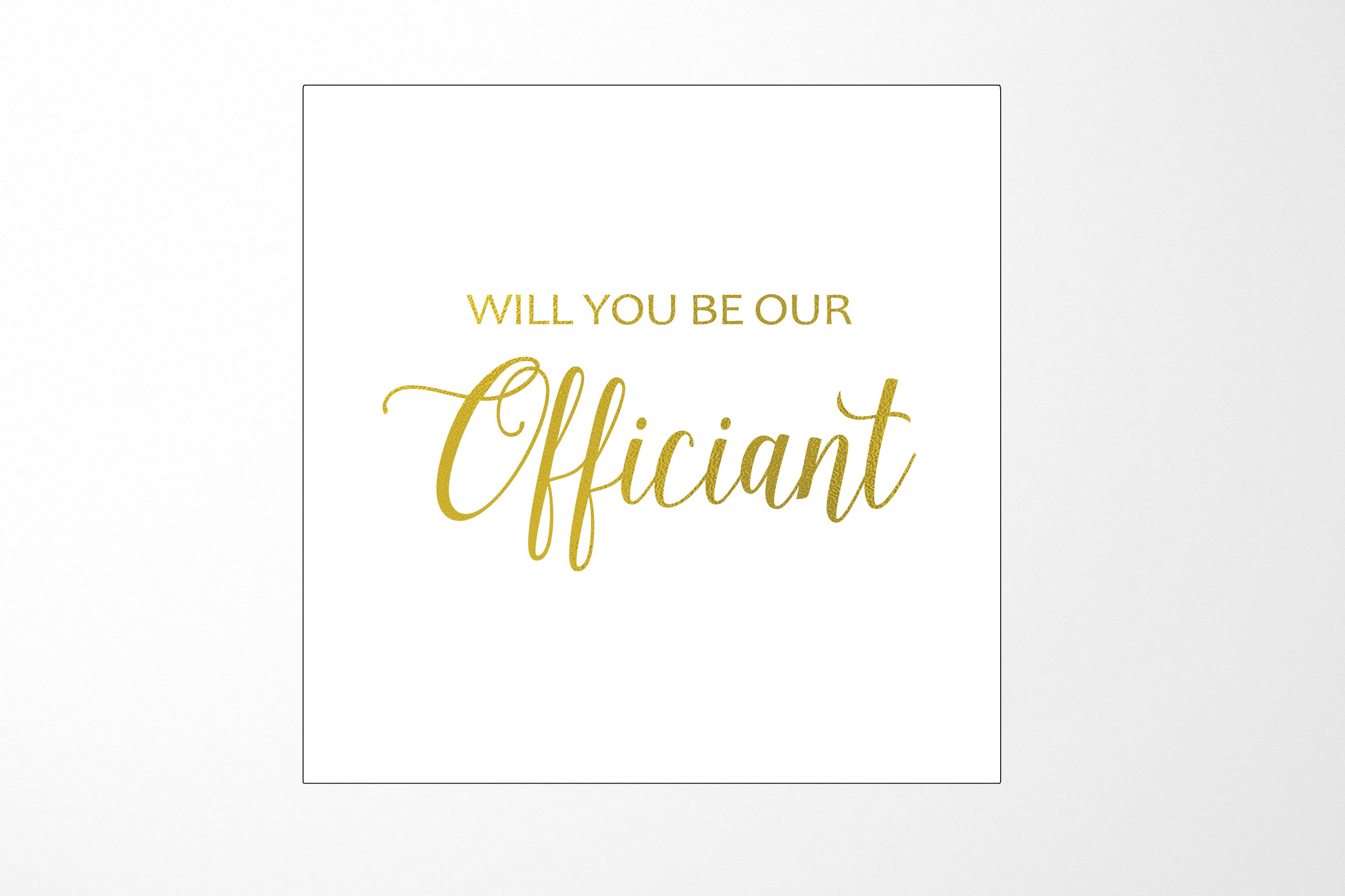Elegant white proposal box with metallic writing, showcasing a clean design without borders or ribbons.