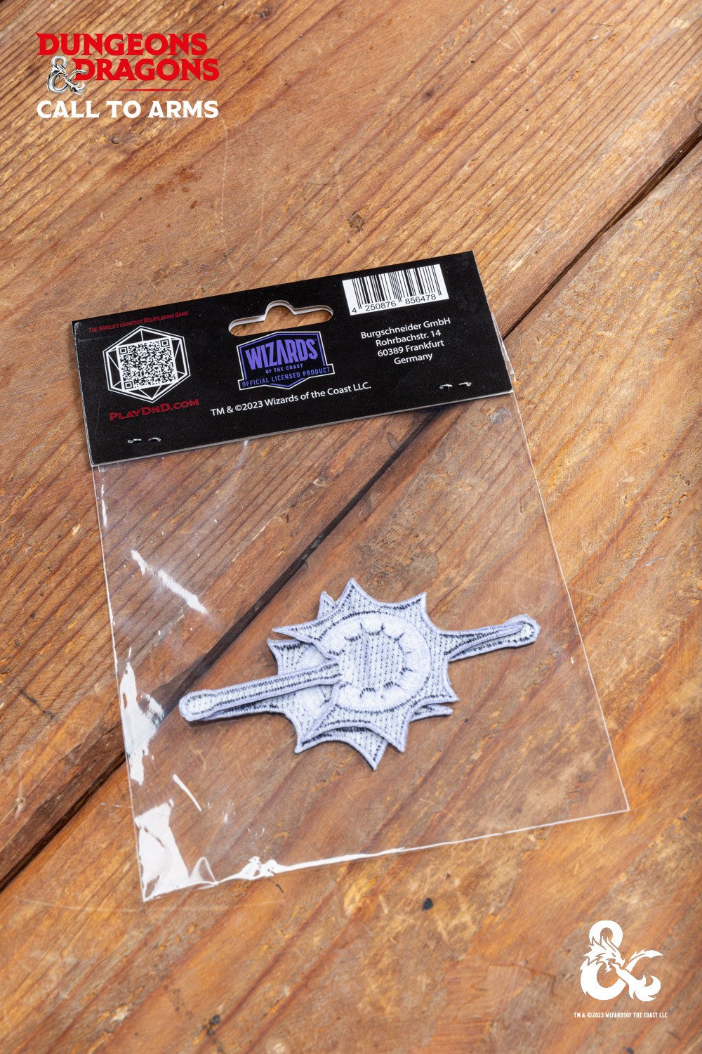 Dungeons & Dragons Cleric Class Symbol Patch Set featuring high-quality iron-on patches for personalizing garments and bags.