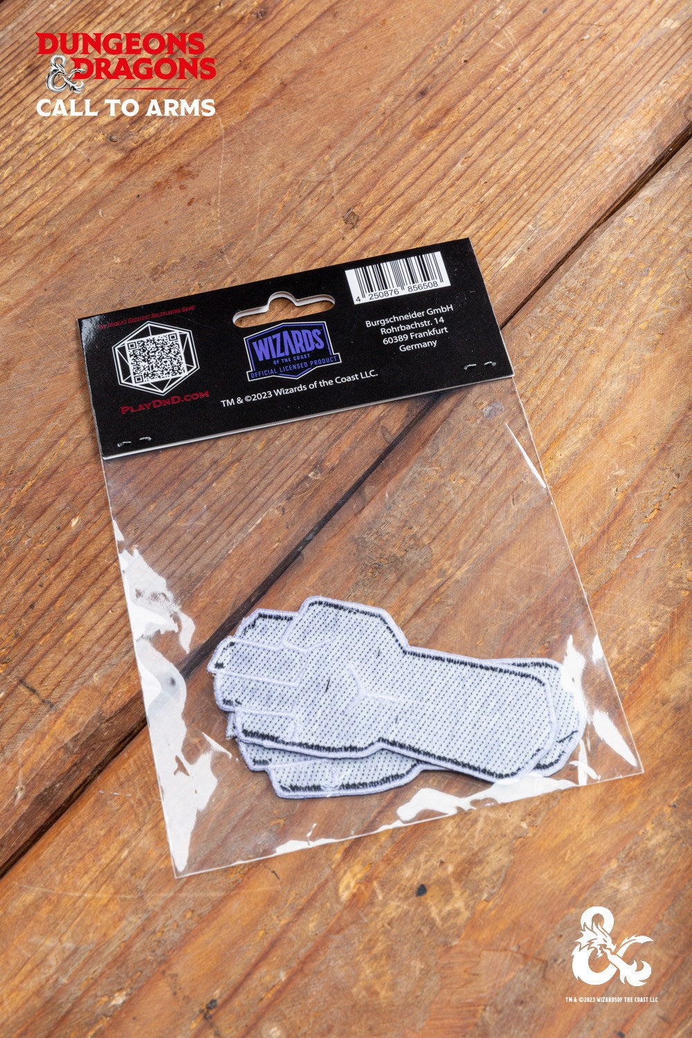 Dungeons & Dragons Monk Class Symbol Patch Set featuring intricate designs and vibrant colors, perfect for personalizing garments and bags.