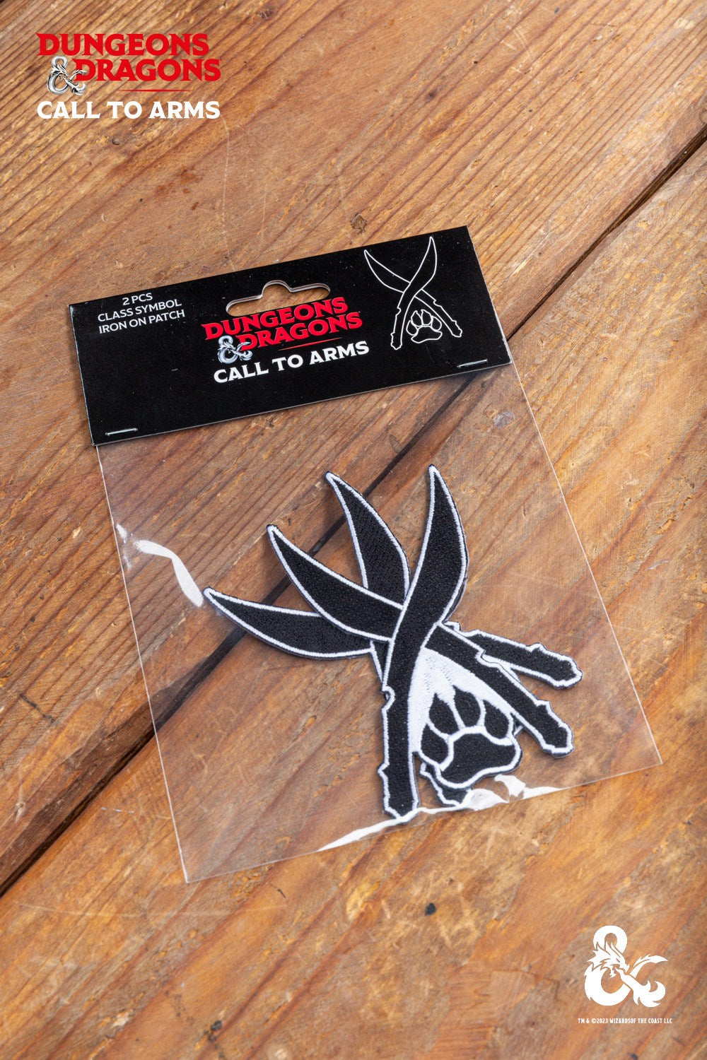 Dungeons & Dragons Ranger Class Symbol Patch Set featuring high-quality iron-on patches for personalizing garments and bags.