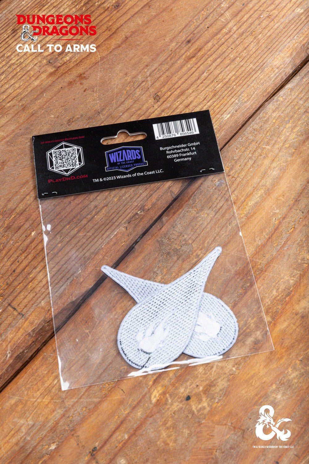 Dungeons & Dragons Sorcerer Class Symbol Patch Set featuring vibrant colors and intricate designs, perfect for personalizing garments and bags.