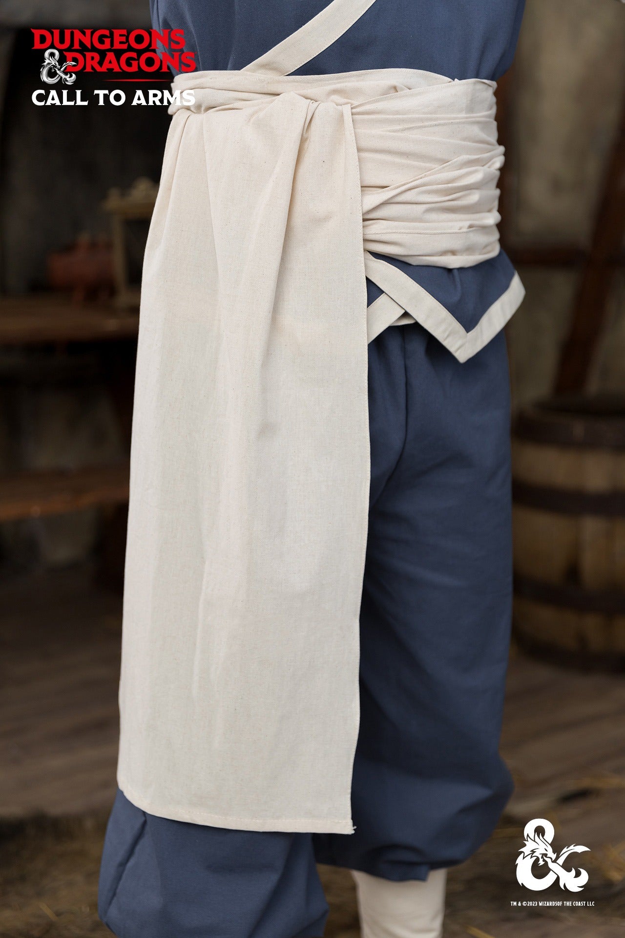 Dungeons & Dragons Monk Belt Natural, showcasing its versatile design and natural color, perfect for martial arts and meditation.