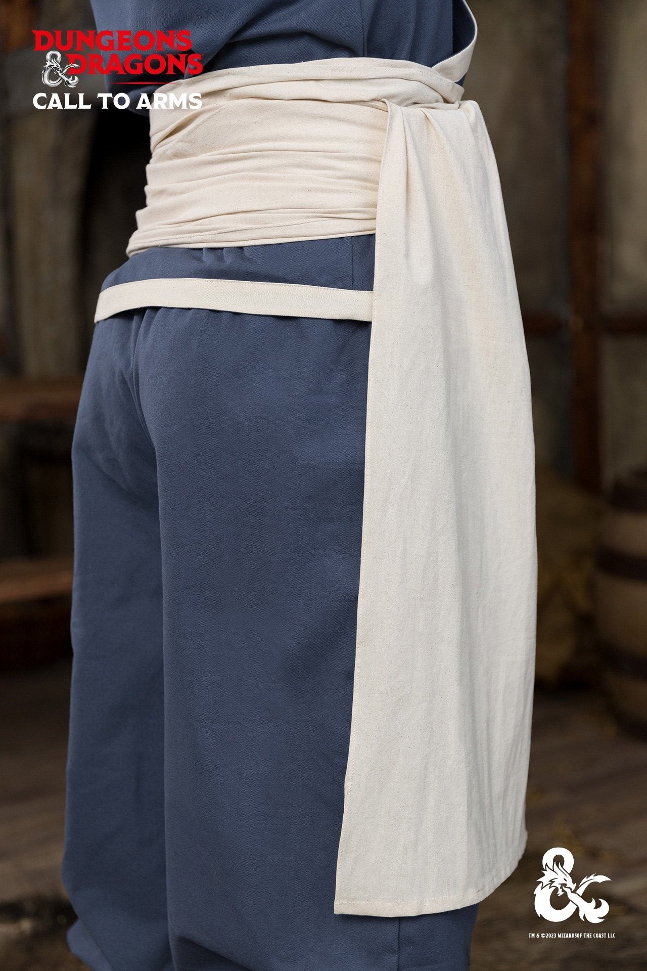 Dungeons & Dragons Monk Belt Natural, showcasing its versatile design and natural color, perfect for martial arts and meditation.