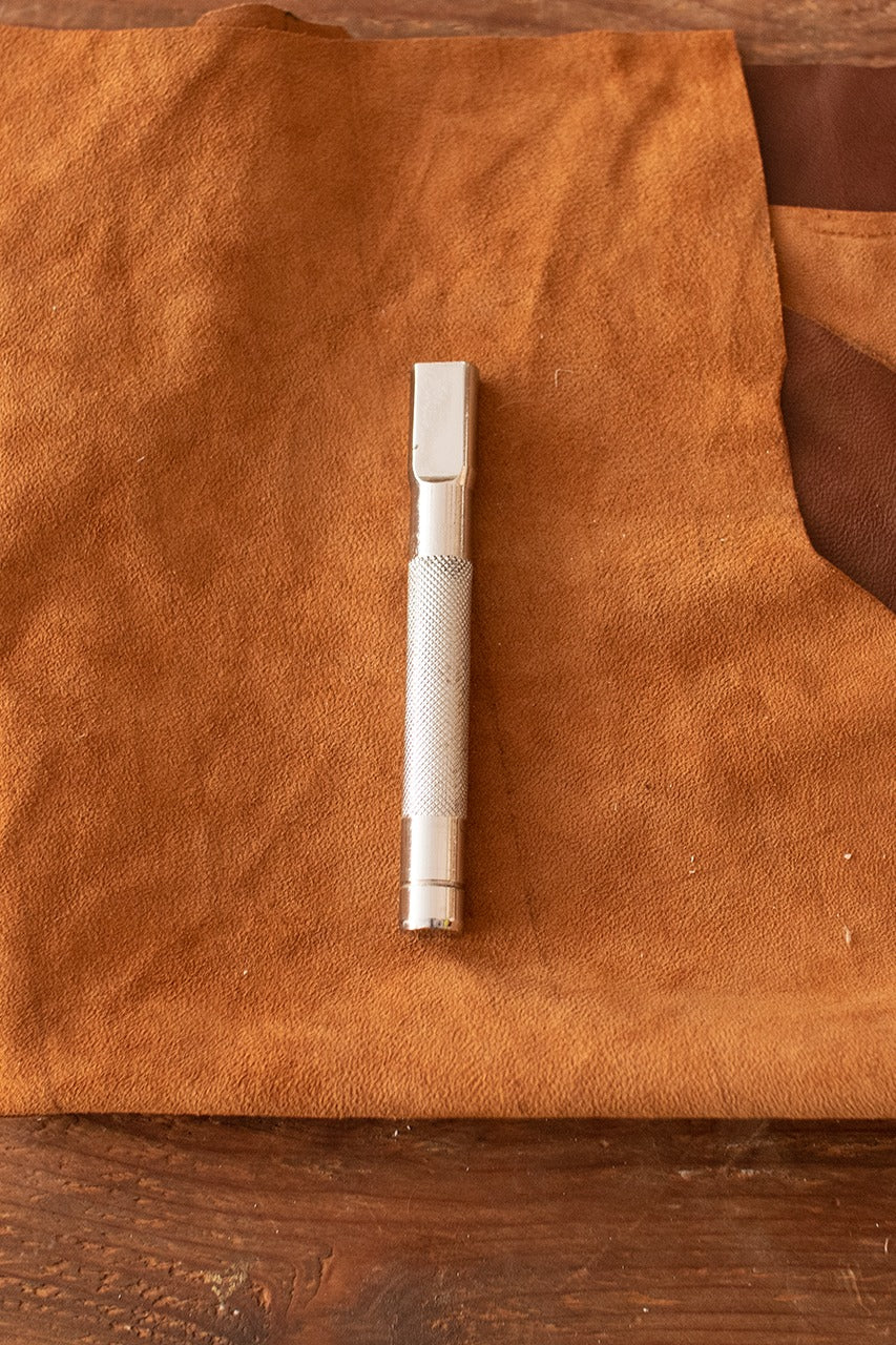 Hand Rivet Setter designed for copper rivets, made of durable iron, compact and easy to use.