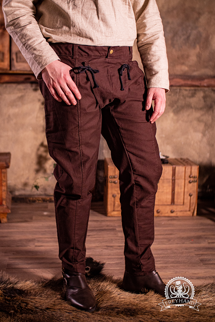 Pyrus Pants in Brown, showcasing a stylish design and comfortable fit, perfect for various occasions.