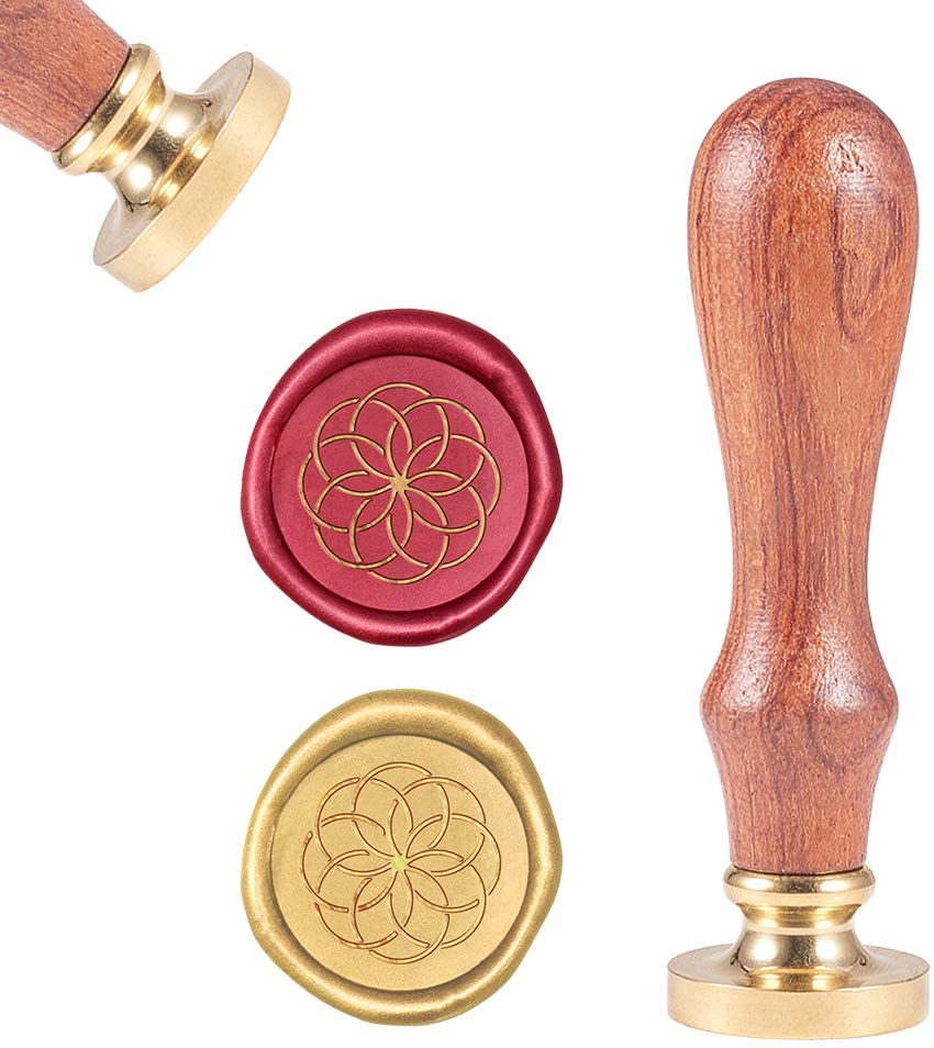 Wax seal stamp and seals.