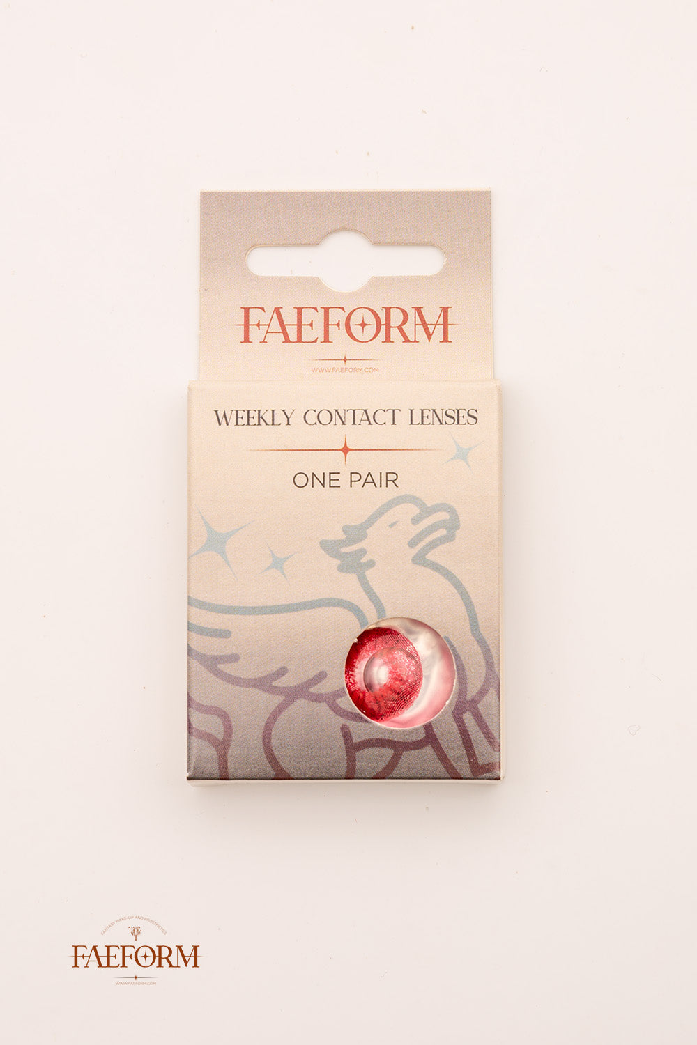 Weekly Contact Lenses Blood Moon showcasing dark beauty and comfort, perfect for various character looks.