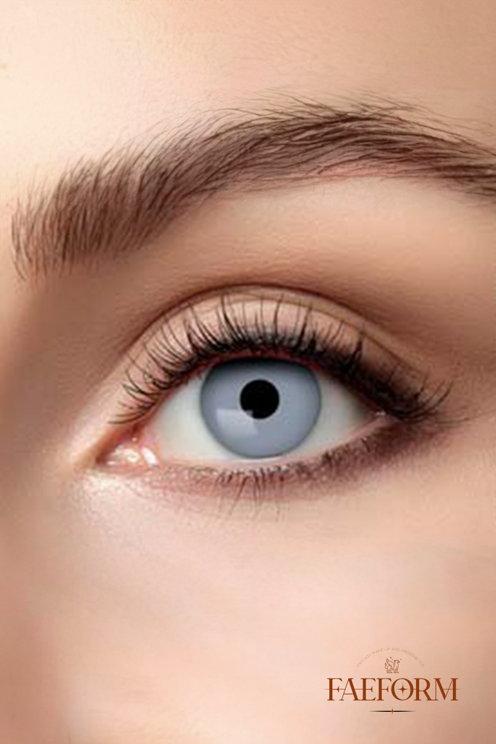 Weekly Contact Lenses Tempest in packaging, showcasing stormy gray color and included instruction manual.