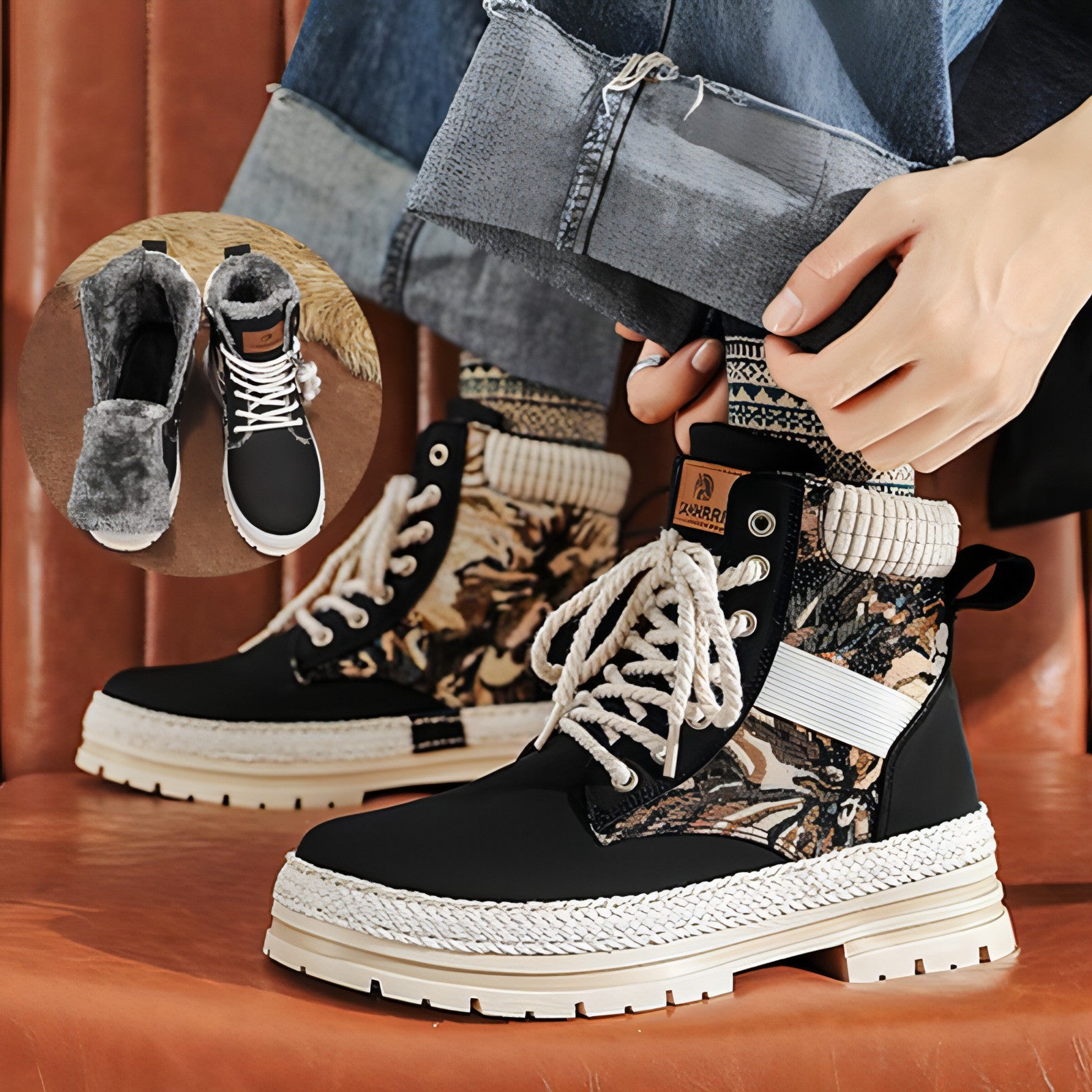Main Autumn And Winter High-top Designer Comfy Shoes Men image