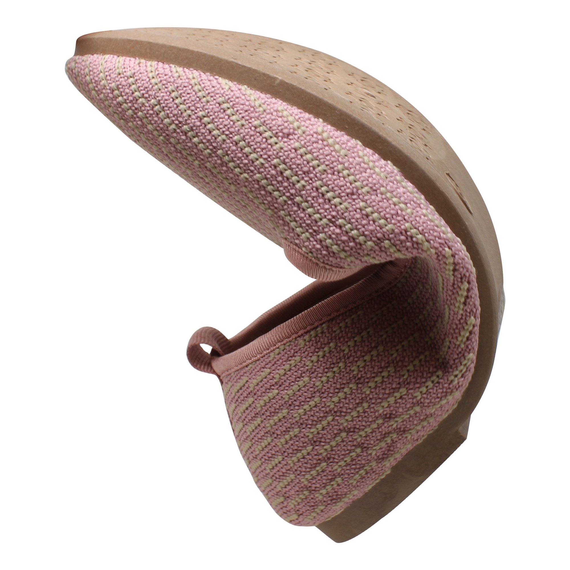 SOBEYO Women's Ballet Flats in beige suede with soft rubber sole, showcasing a stylish and comfortable design suitable for various occasions.