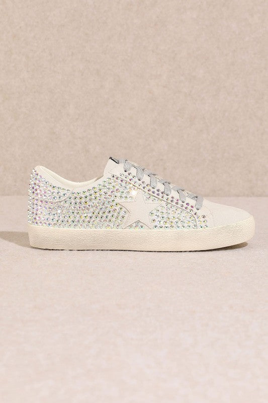 Main Glam Rhinestone Star Sneakers image
