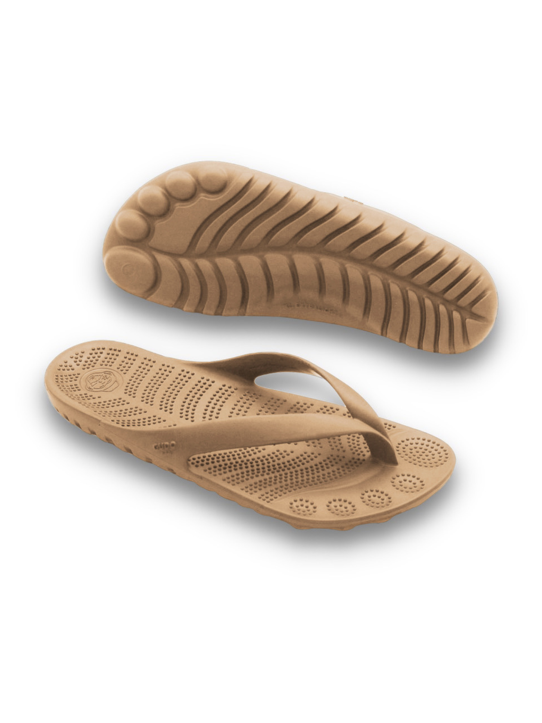 A pair of stylish Beach Nude Flip-Flops showcasing a minimalist design, perfect for beach and casual wear.