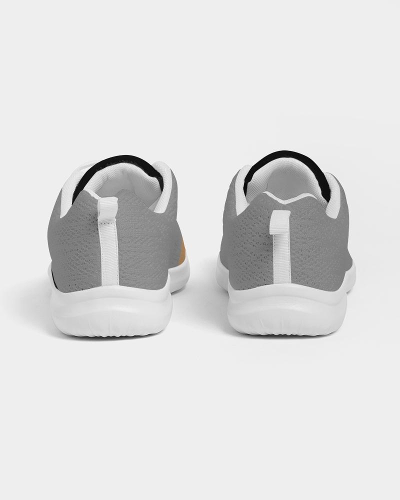 Mens Sneakers in tricolor design, featuring a low top canvas style, lace-up front, and padded collar for comfort.