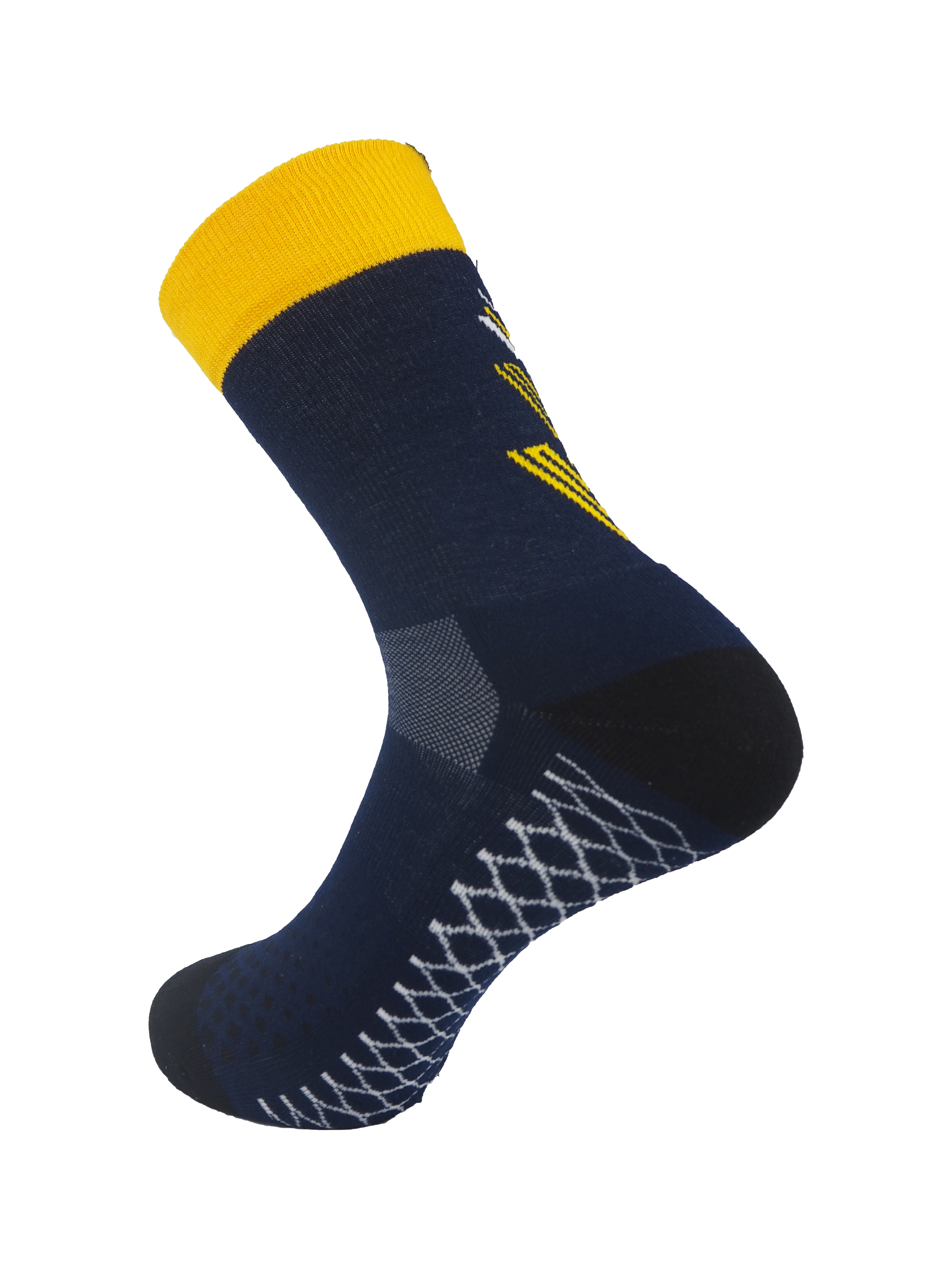 A set of five Majorca socks made from Coolmax and cotton, showcasing their breathable and comfortable design, available in various colors.