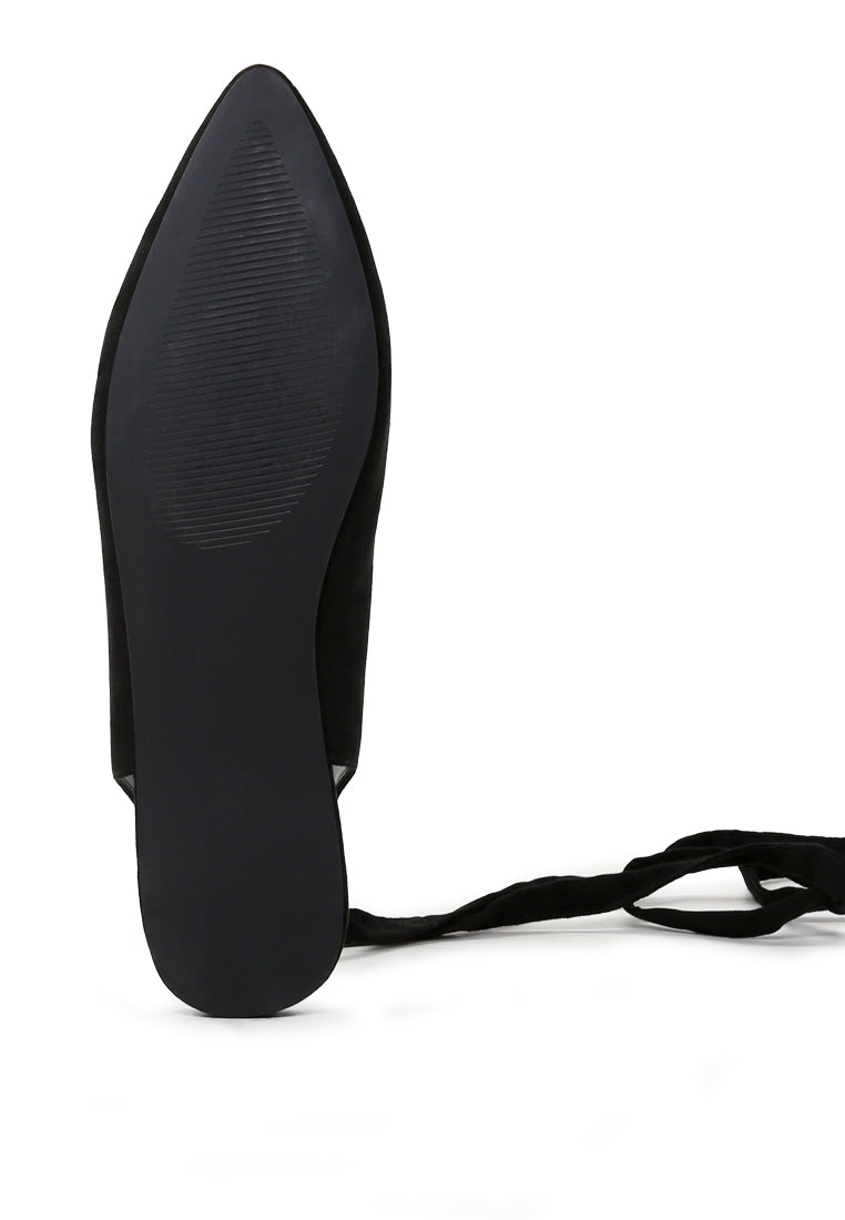 Stylish Ankle Strap Lace-Up Sandals with a flat heel and lace-up back design, perfect for summer outfits.