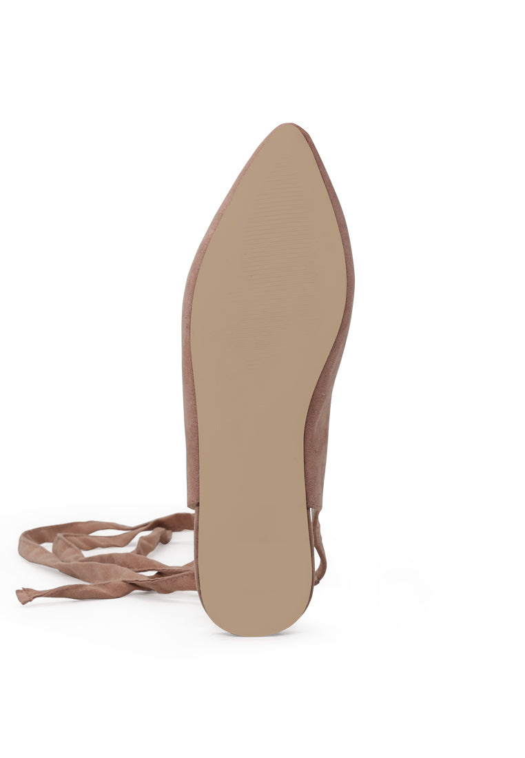 Stylish Ankle Strap Lace-Up Sandals with a flat heel and lace-up back design, perfect for summer outfits.