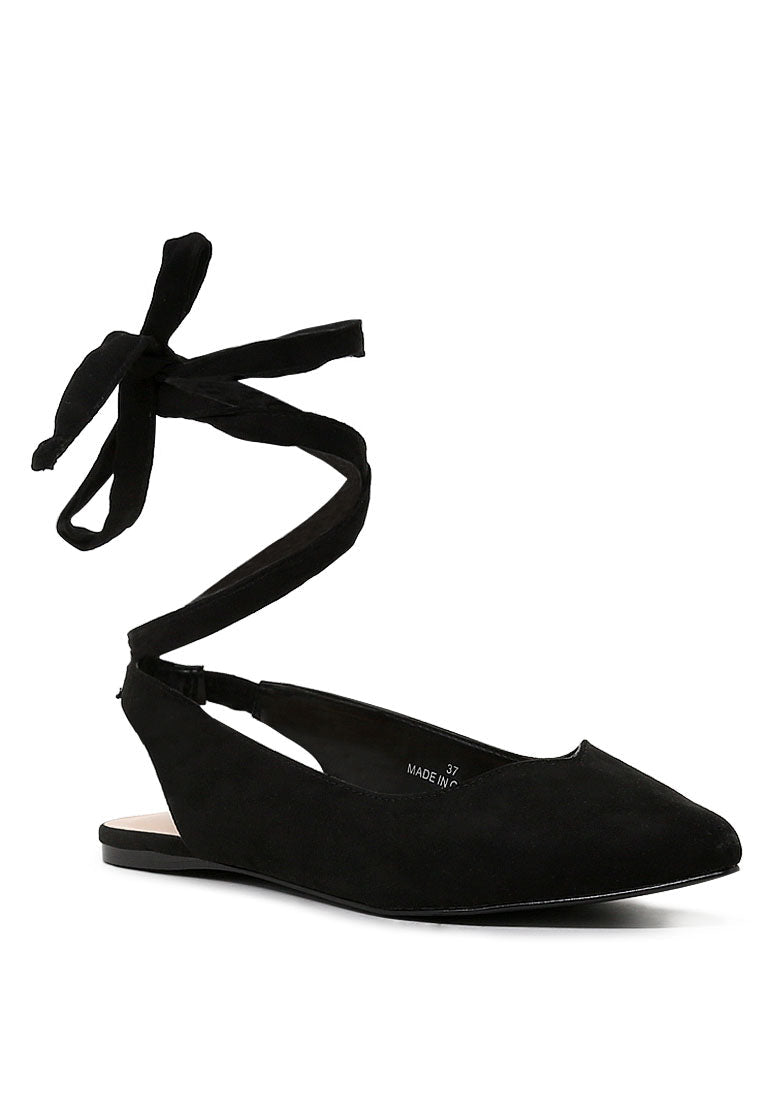 Stylish Ankle Strap Lace-Up Sandals with a flat heel and lace-up back design, perfect for summer outfits.