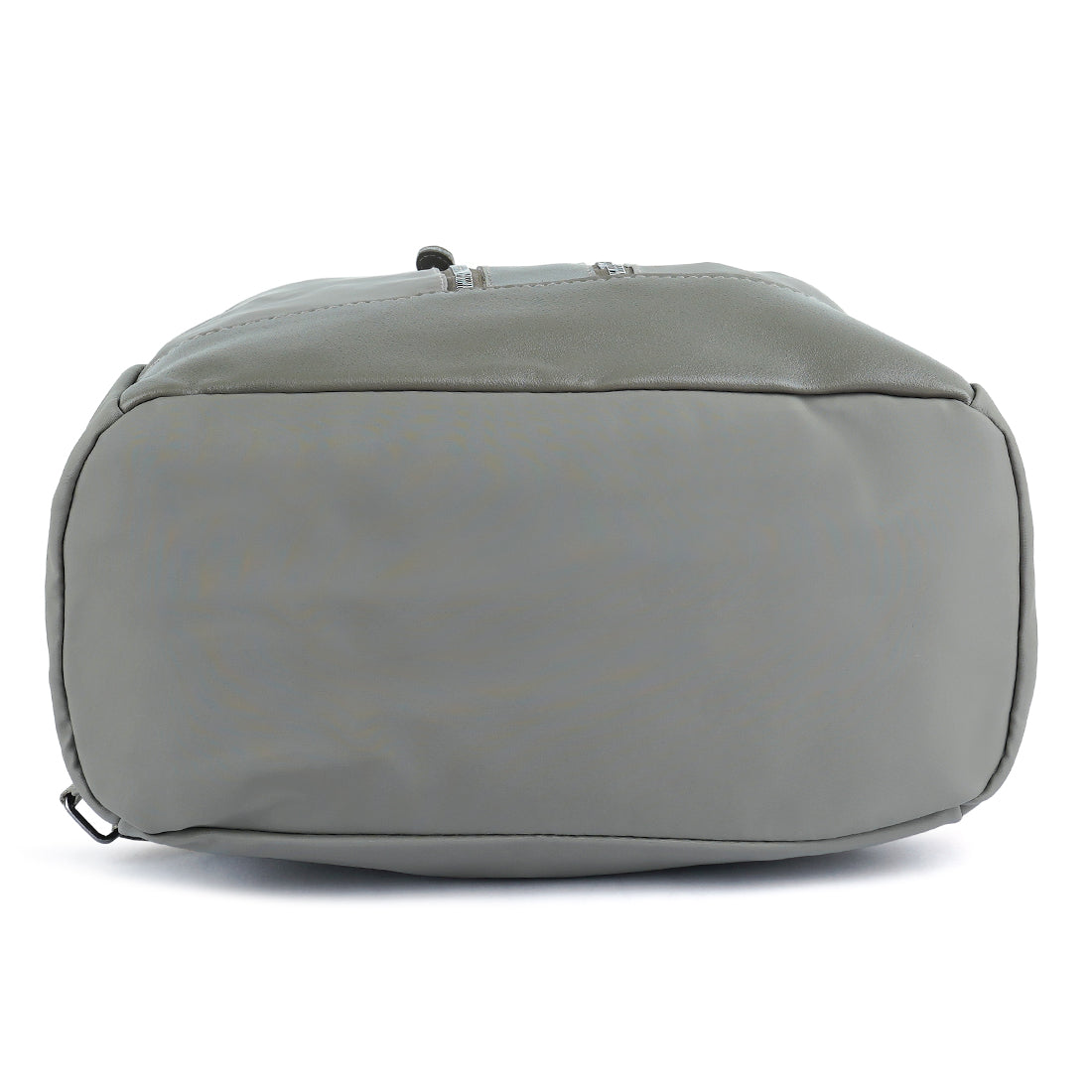 Carry All Small Backpack in synthetic material with multiple compartments and detachable shoulder strap.