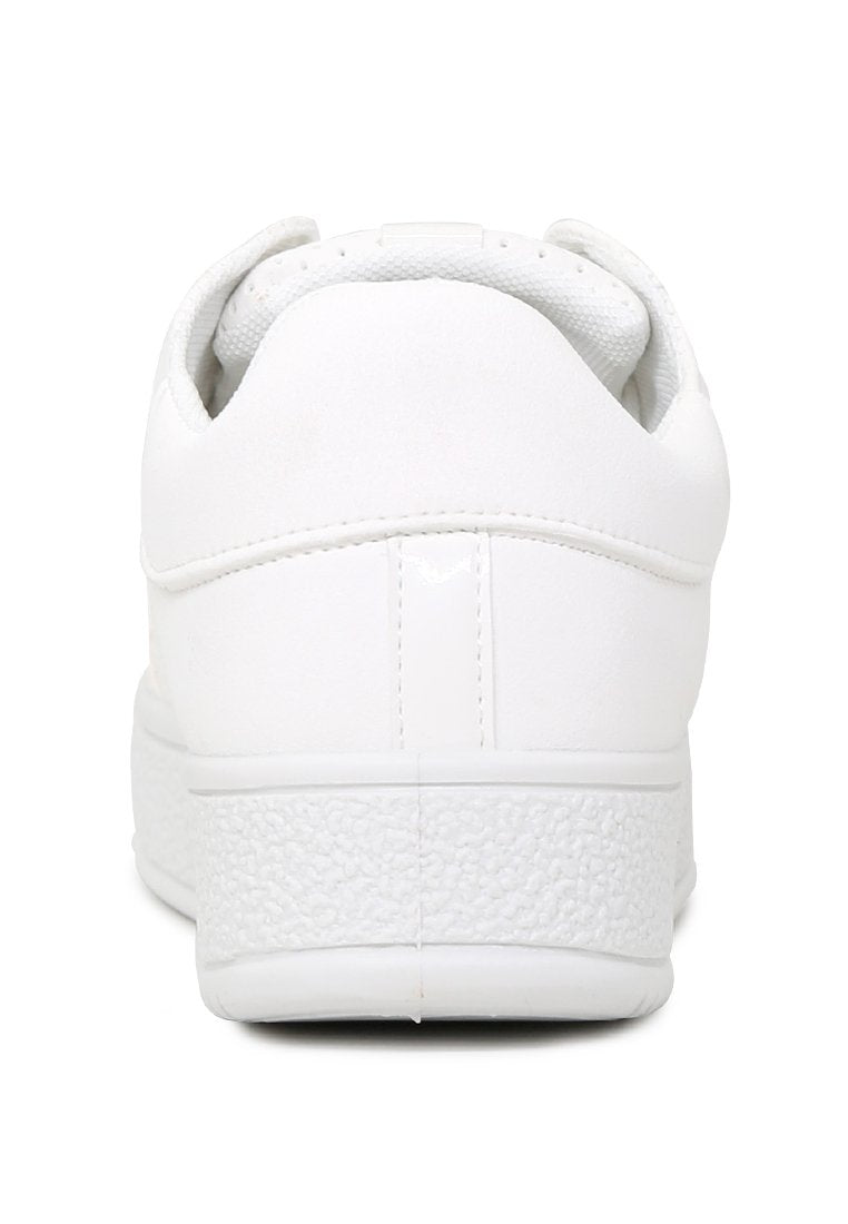 A pair of stylish Chunky Lace-Up Sneakers featuring a chunky design, round toe, and lace-up closure, perfect for casual wear.