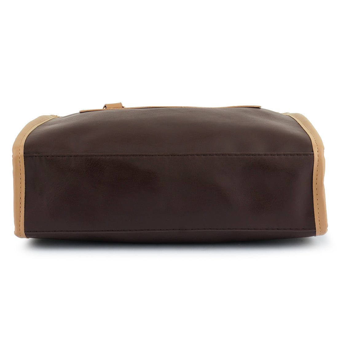 Color Block Tote Bag featuring dual tones, spacious compartments, and detachable straps, perfect for work and casual outings.